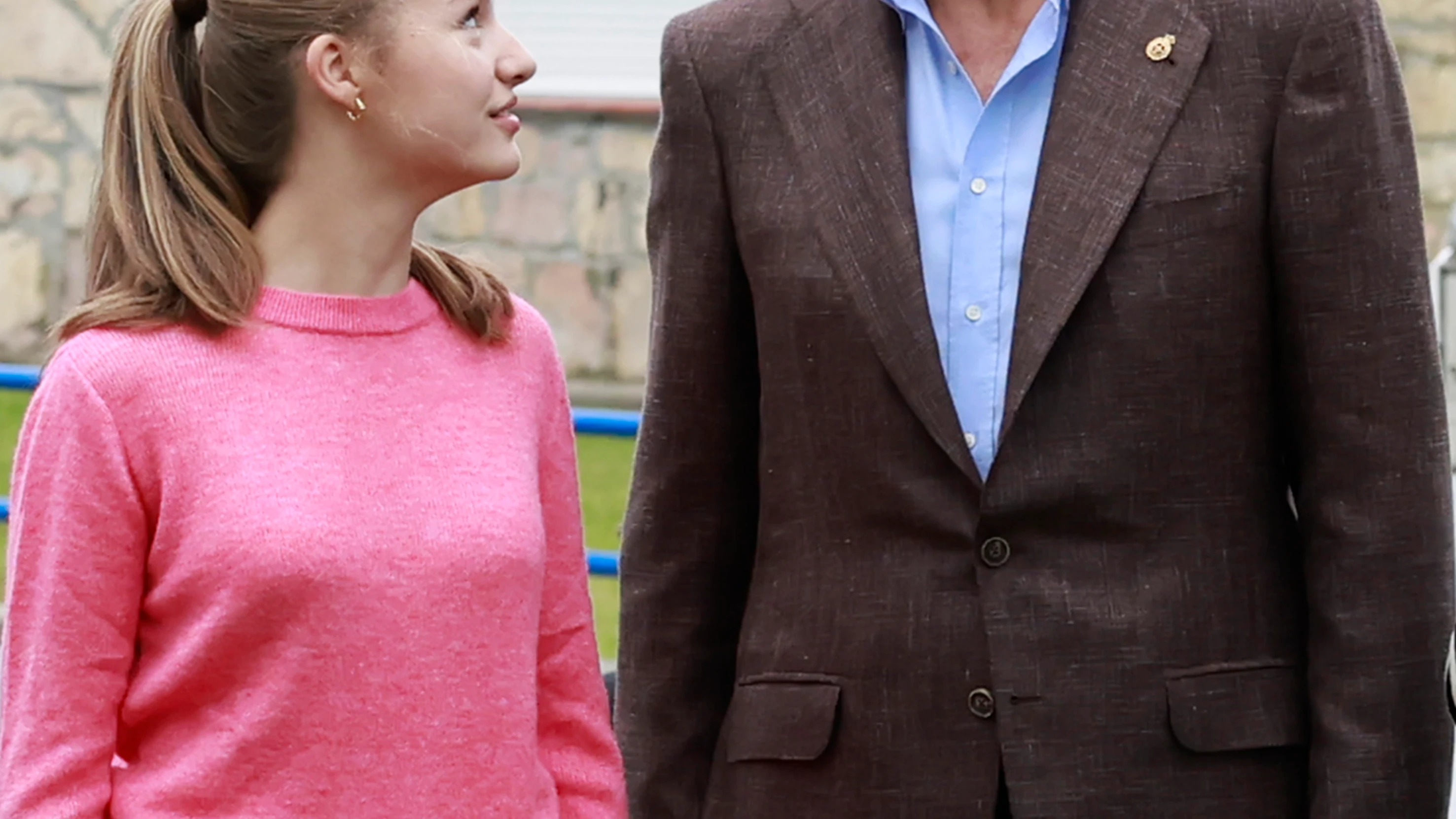 El rey Felipe VI y su hija, la princesa Leonor El rey Felipe VI y su hija, la princesa Leonor