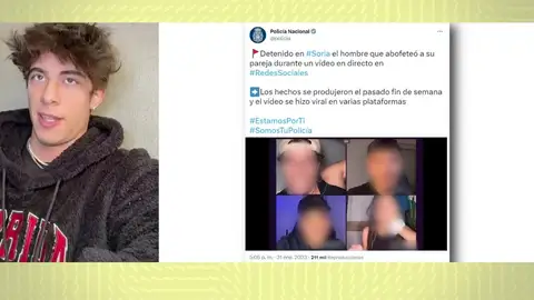 Tik Toker simula una agresión. Tik Toker simula una agresión.