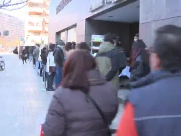 Colas para el casting Colas para el casting