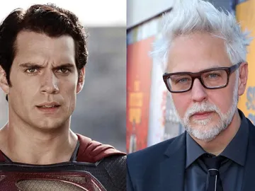 Henry Cavill y James Gunn Henry Cavill y James Gunn