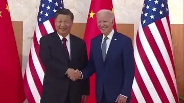 El presidente de China y de Estados Unidos