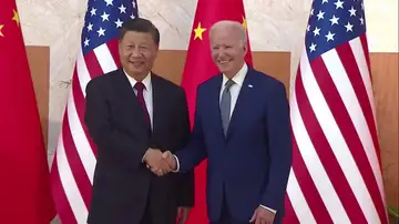 El presidente de China y de Estados Unidos El presidente de China y de Estados Unidos