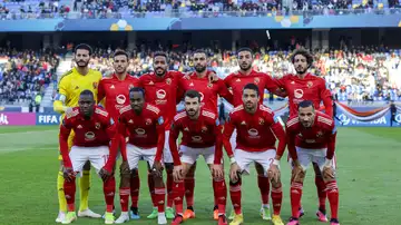 El Al Ahly en el partido de cuartos de final del Mundial de Clubes