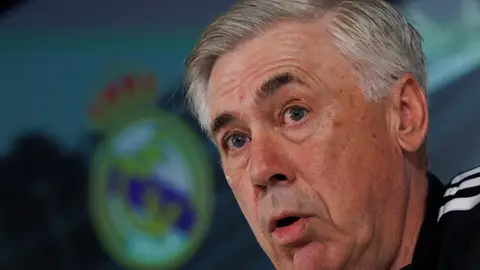 Ancelotti comparece en rueda de prensa Ancelotti comparece en rueda de prensa