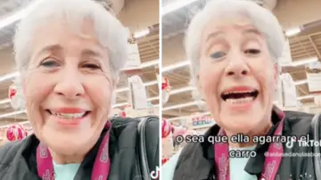 Aida Sedano, conocida como 'La abuela' en la red social