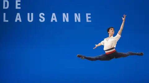 Millán de Benito actuando en el certamen de ballet de Prix de Lausanne (Suiza) Millán de Benito actuando en el certamen de ballet de Prix de Lausanne (Suiza)