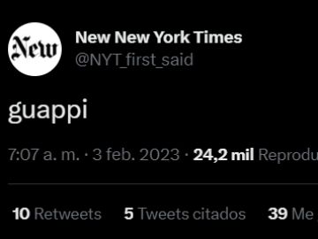 'Guappi' aparece por primera vez en el NYT