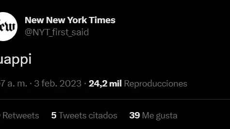 'Guappi' aparece por primera vez en el NYT 'Guappi' aparece por primera vez en el NYT