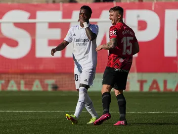Vinícius y Maffeo, en un Mallorca - Real Madrid Vinícius y Maffeo, en un Mallorca - Real Madrid