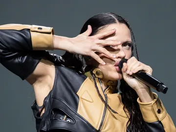 Fotografía de archivo en la que se registró a la cantante española Rosalía Fotografía de archivo en la que se registró a la cantante española Rosalía