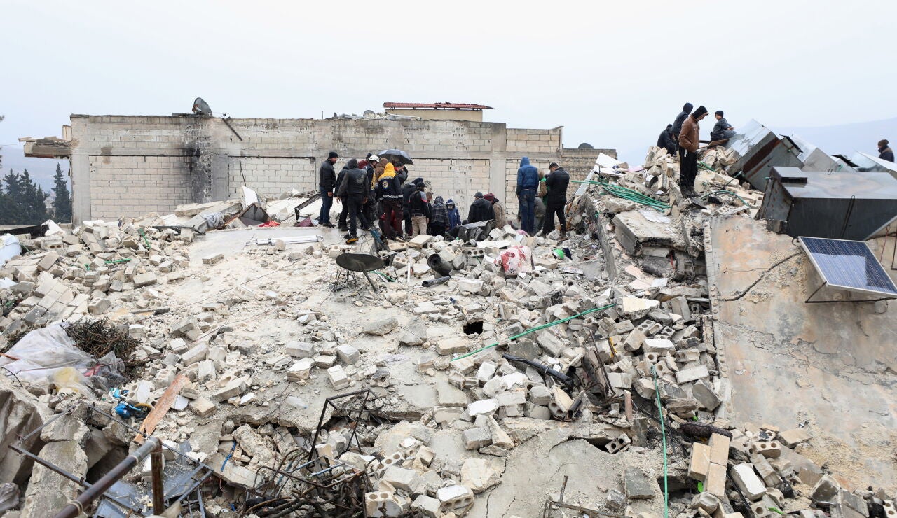 La cifra de muertos en Siria por los devastadores terremotos supera los 1.500