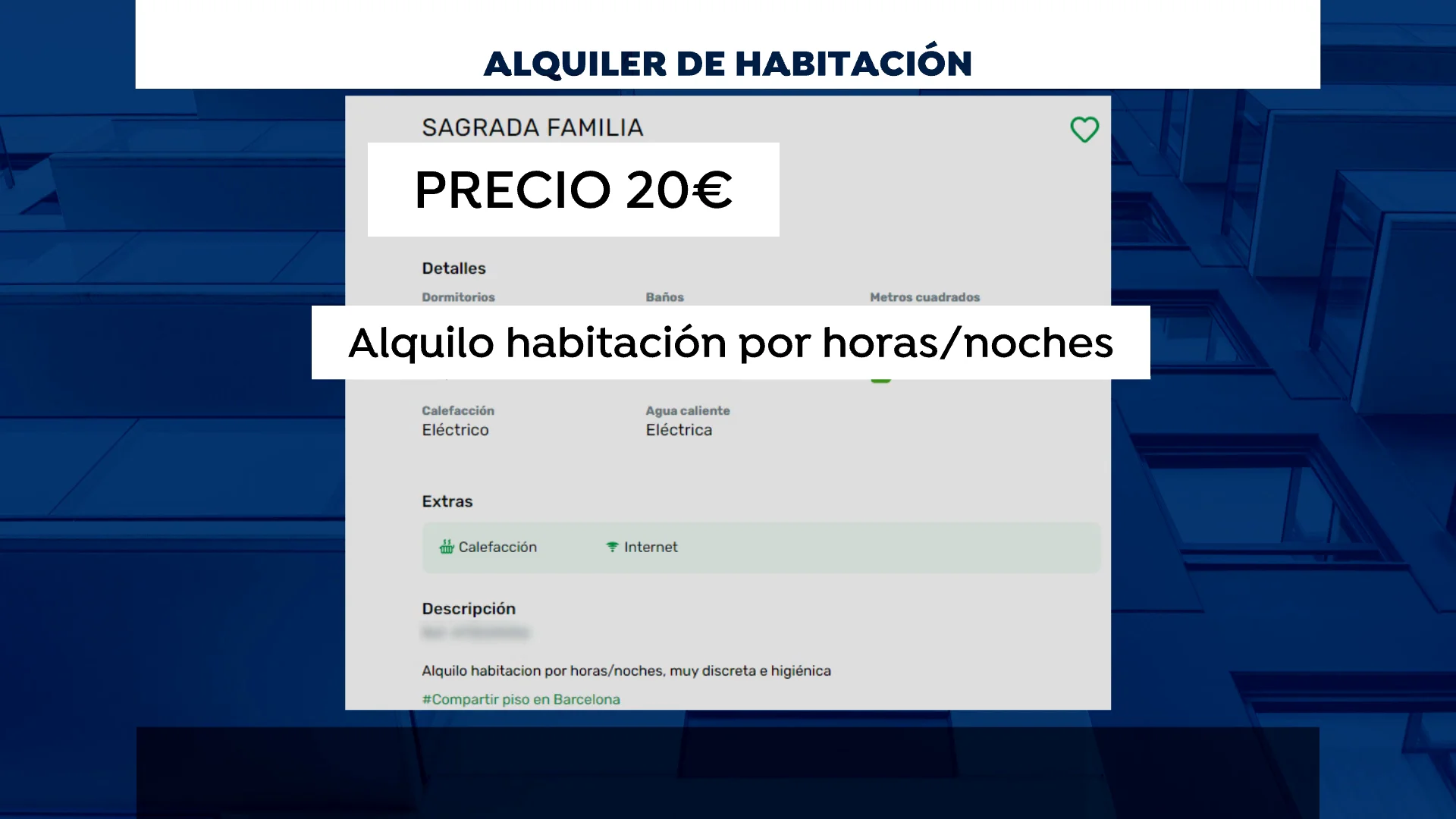 Alquiler de habitaci&oacute;n por horas