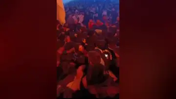 El vídeo de la tensión en la carpa municipal 