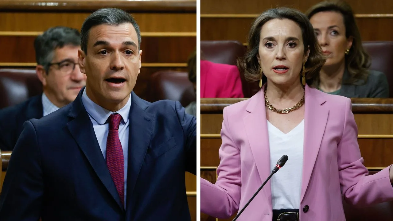 Pedro S&aacute;nchez y Cuca Gamarra
