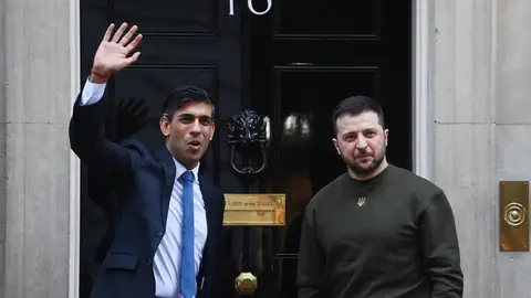Rishi Sunak y Volodímir Zelenski Rishi Sunak y Volodímir Zelenski