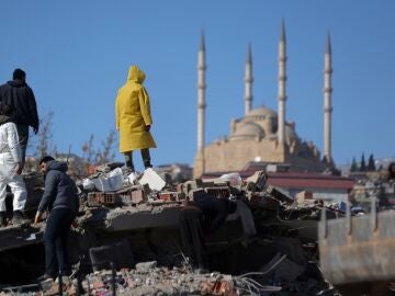 Supervivientes del terremoto en Turquía