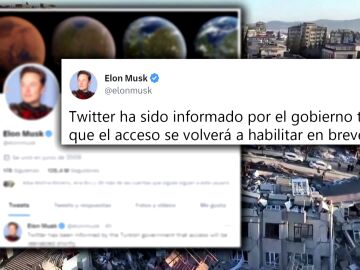Mensaje de Elon Musk (Twitter) sobre el bloqueo que ha hecho el gobierno turco a esta red social