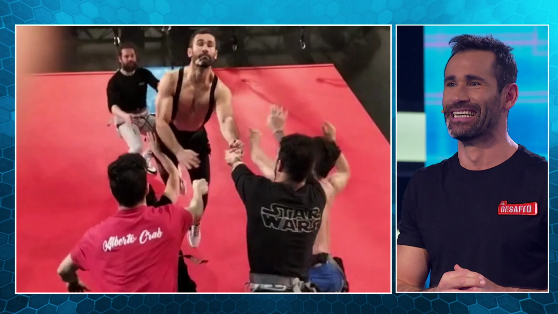 Las imágenes del momento en el que Jorge Blanco sufre una lesión de rodilla