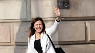 Laura Borras, expresidenta del Parlament de Catalu&ntilde;a