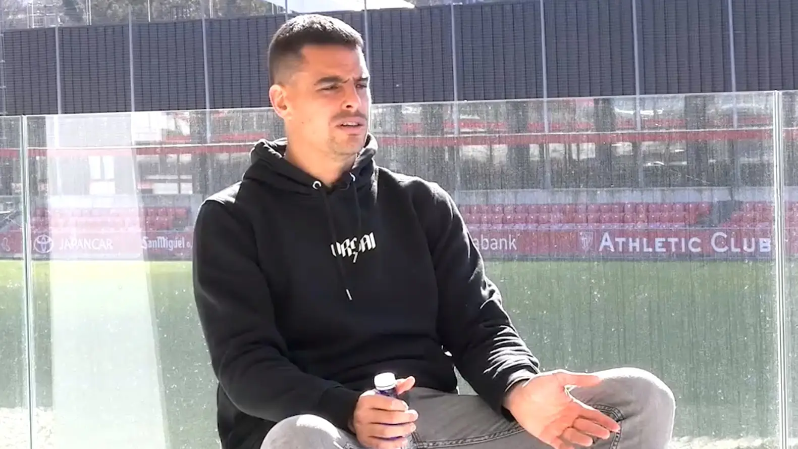 Dani Garc&iacute;a durante la entrevista a EUP! de Durangaldeko Telebista
