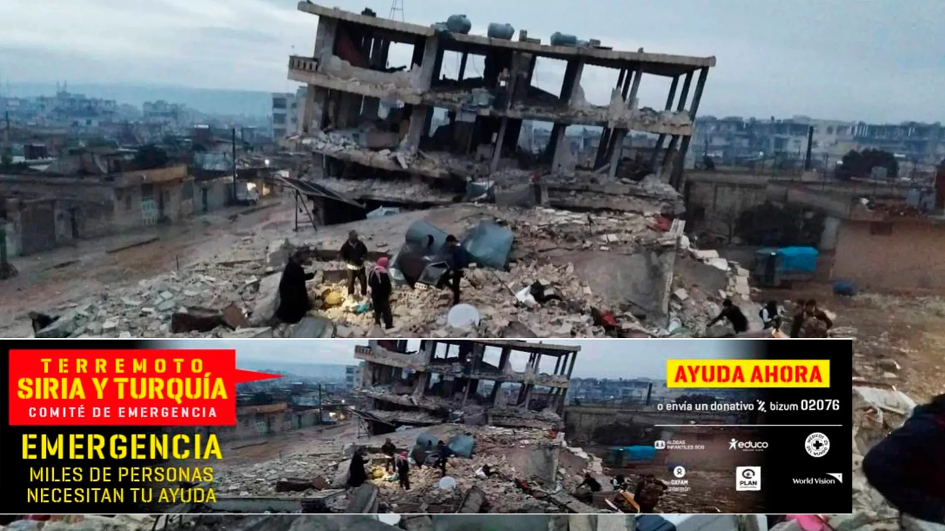 Las diferentes opciones para enviar ayuda por el terremoto en Turquía y Siria gracias al Comité de Emergencia