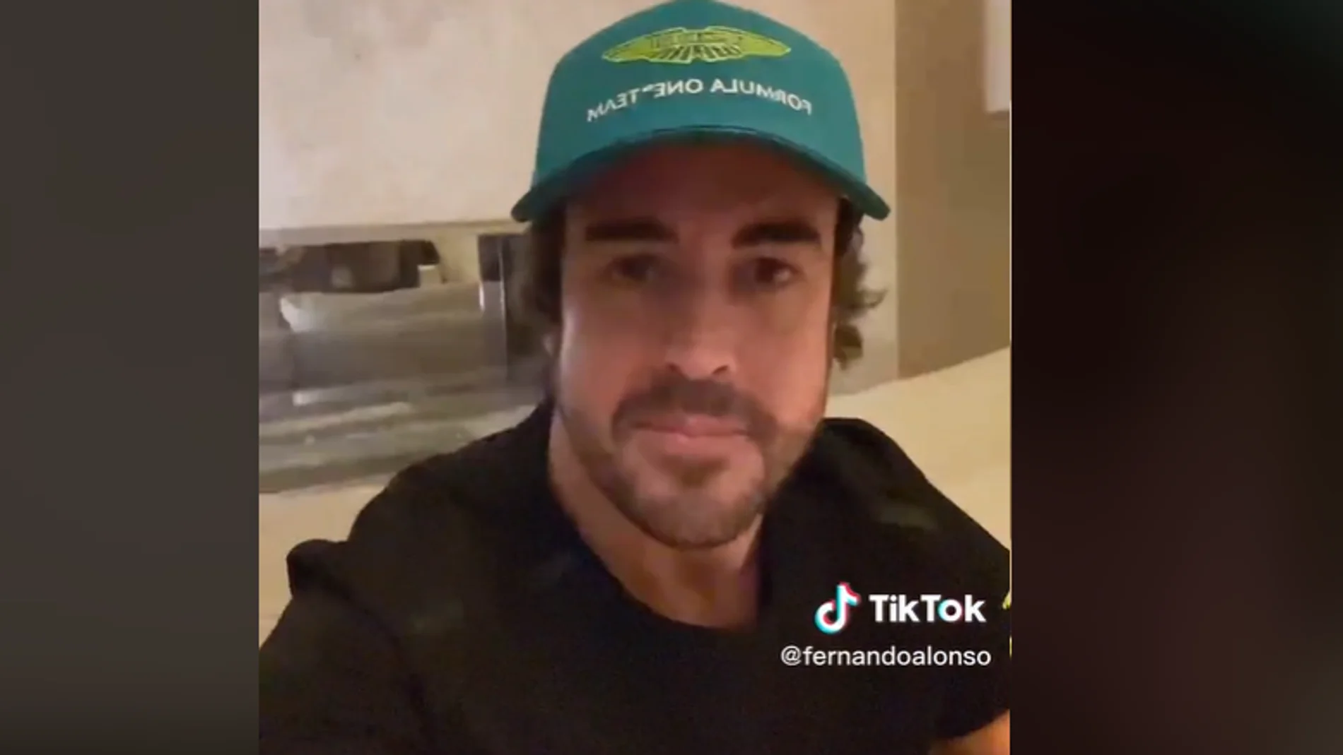 El primer TikTok de Fernando Alonso El primer TikTok de Fernando Alonso