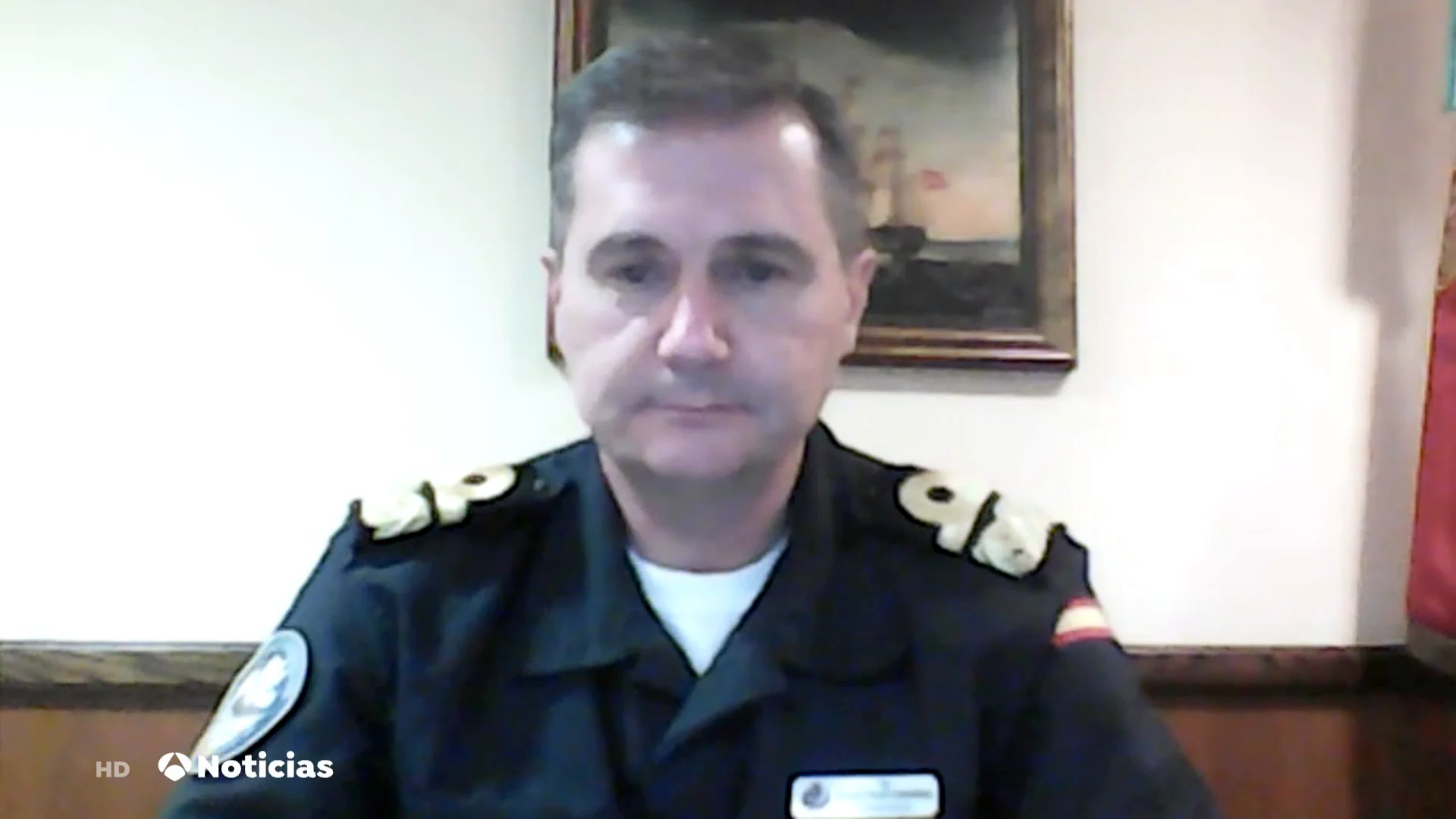 El contralmirante Gonzalo Villar