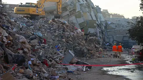 Imagen de edificios destruidos en Turquía Imagen de edificios destruidos en Turquía