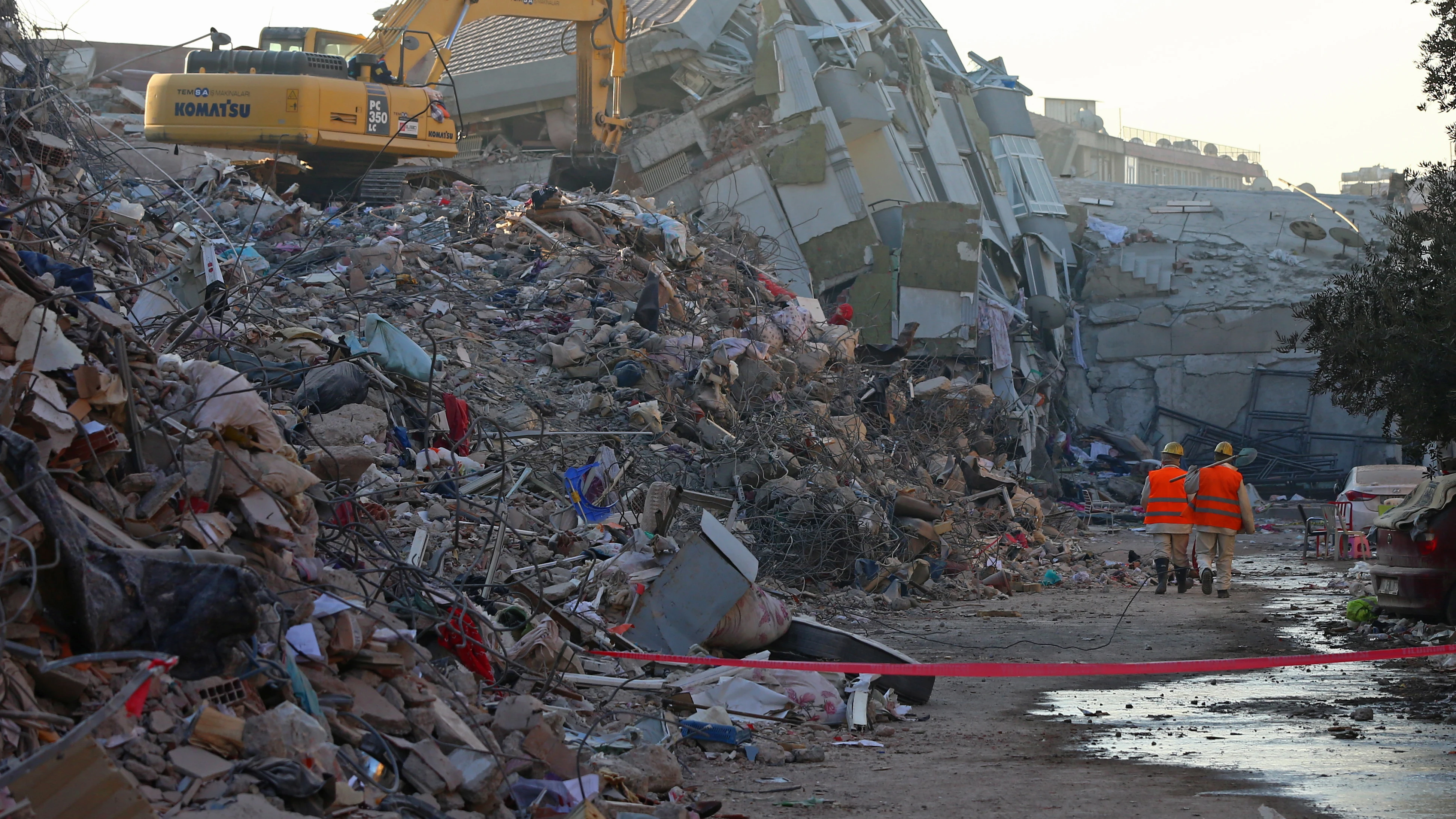 Imagen de edificios destruidos en Turqu&iacute;a