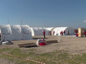 Hospital de Emergencia que España ha levantado en Turquía