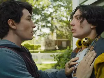 'The Flash' con dos Ezra Miller 'The Flash' con dos Ezra Miller