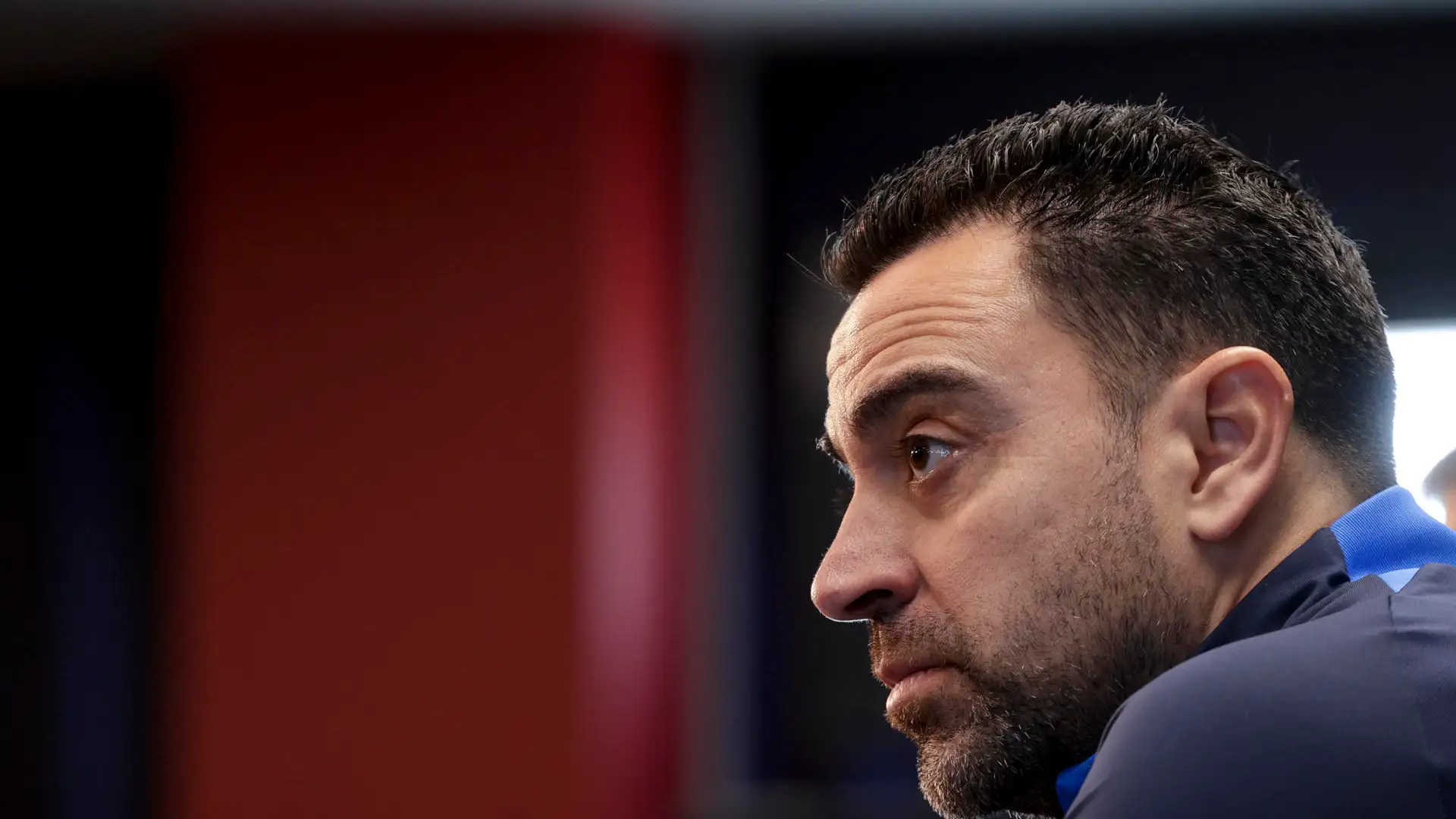 Xavi Hernández en rueda de prensa Xavi Hernández en rueda de prensa