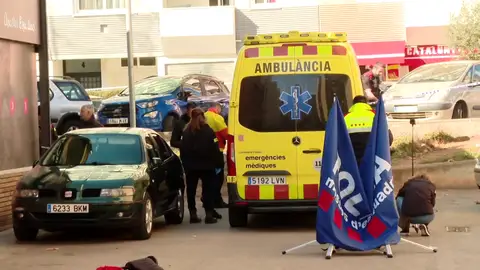 El lugar del asesinato en Barcelona El lugar del asesinato en Barcelona