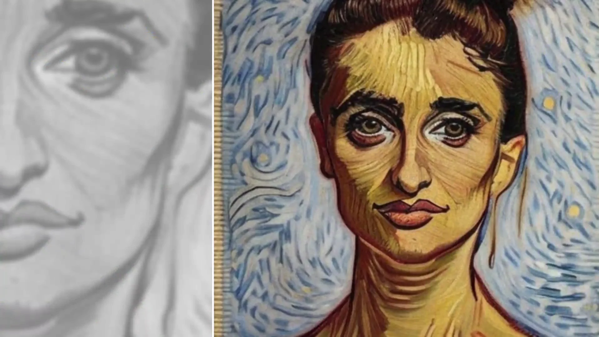 La Inteligencia Artificial imita a Van Gogh pintando a Penélope Cruz, Dicaprio o Shakira La Inteligencia Artificial imita a Van Gogh pintando a Penélope Cruz, Dicaprio o Shakira