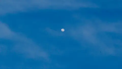 Imagen del 4 de febrero del "globo espía" chino detectado en el espacio aéreo estadounidense Imagen del 4 de febrero del "globo espía" chino detectado en el espacio aéreo estadounidense