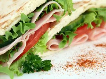 Imagen de archivo de un sandwich Imagen de archivo de un sandwich