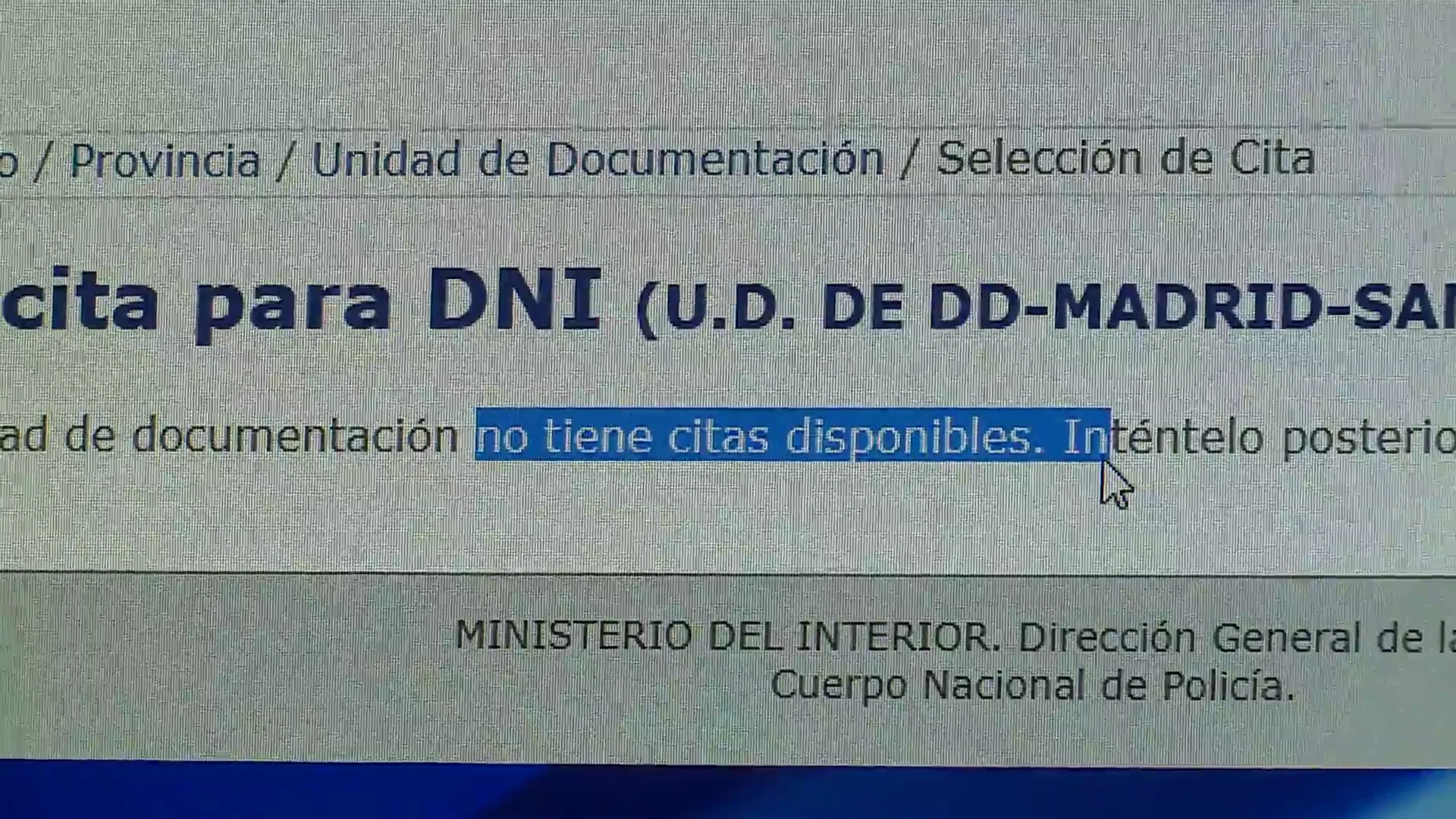 Demoras de varios meses para renovar el DNI