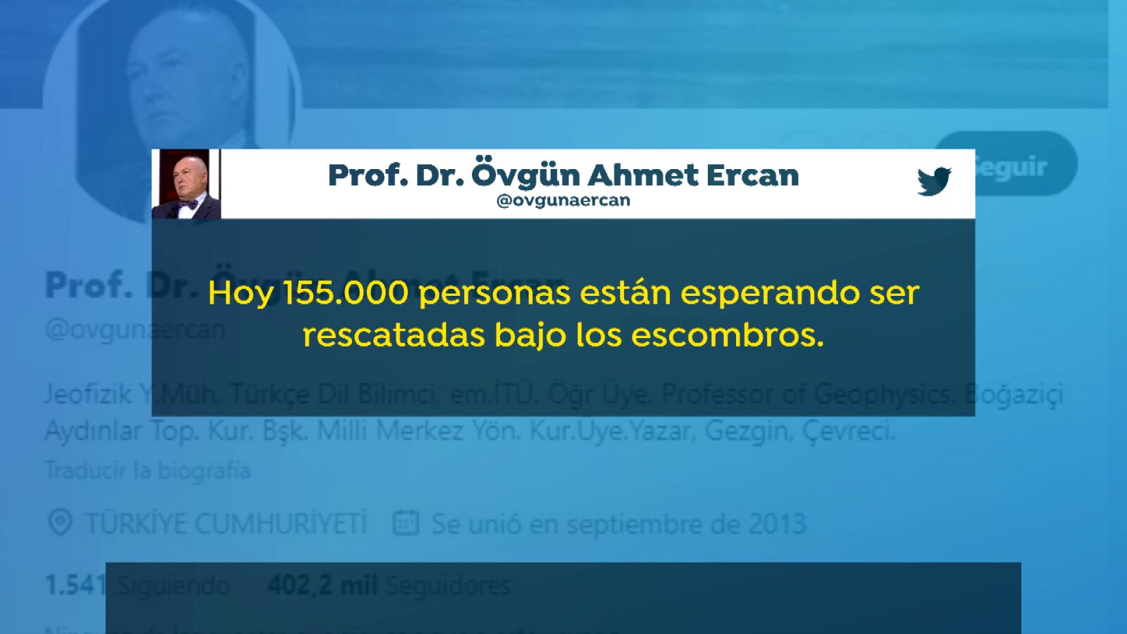 La alarmante estimación de un geólogo: 
