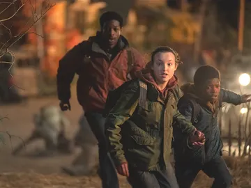 Henry, Sam y Ellie en 'The Last of Us' Henry, Sam y Ellie en 'The Last of Us'