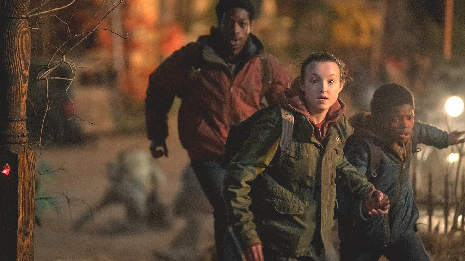 Henry, Sam y Ellie en 'The Last of Us'