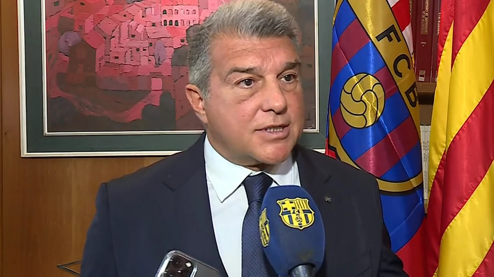 Joan Laporta, presidente del Barcelona Joan Laporta, presidente del Barcelona