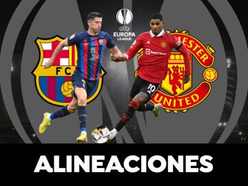 Barcelona - Manchester United: Alineaciones de Europa League 
