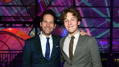 Paul Rudd y su hijo Jack Paul Rudd y su hijo Jack