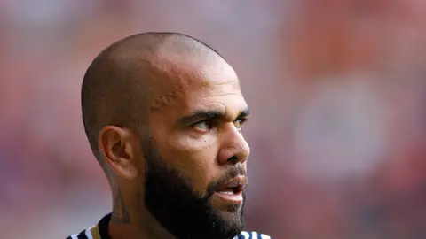 El jugador brasileño Daniel Alves en una foto de archivo El jugador brasileño Daniel Alves en una foto de archivo