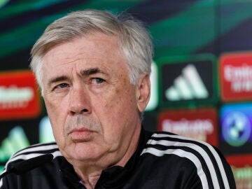 Ancelotti, entrenador del Real Madrid, en rueda de prensa