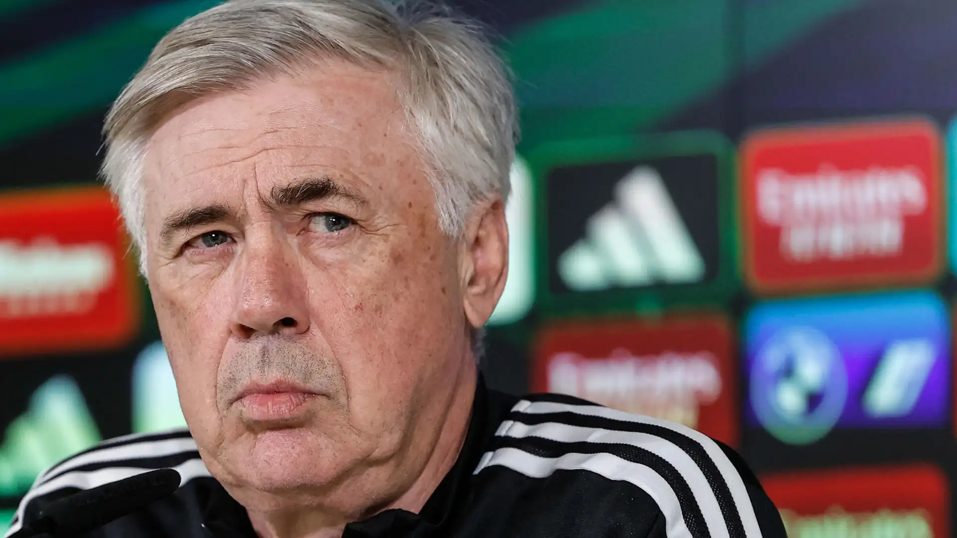 Ancelotti, entrenador del Real Madrid, en rueda de prensa
