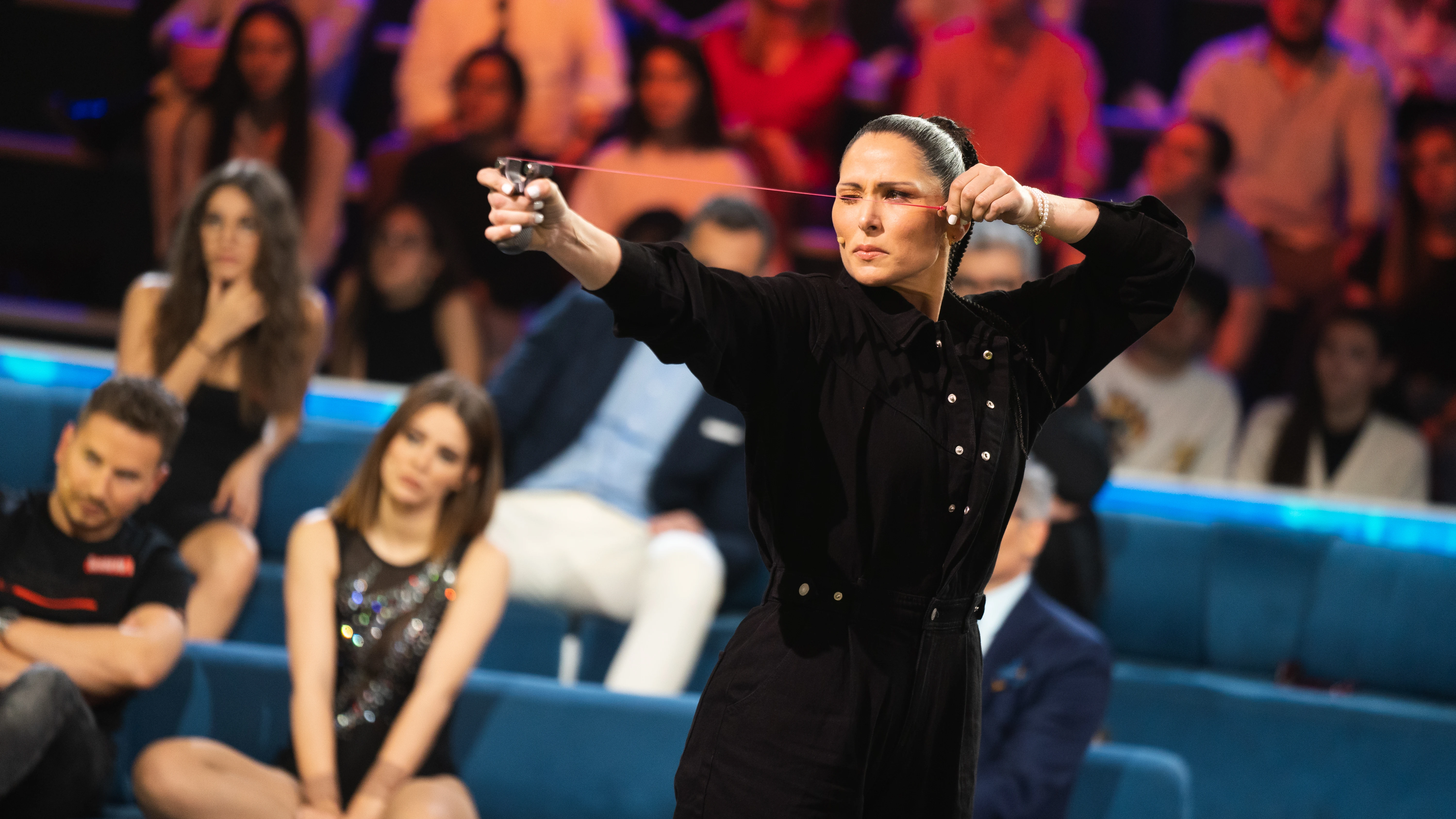 Rosa López fracasa con el tirachinas en ‘El Desafío’: “Estoy muy nerviosa” Rosa López fracasa con el tirachinas en ‘El Desafío’: “Estoy muy nerviosa”