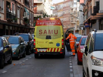 Foto de archivo de una ambulancia