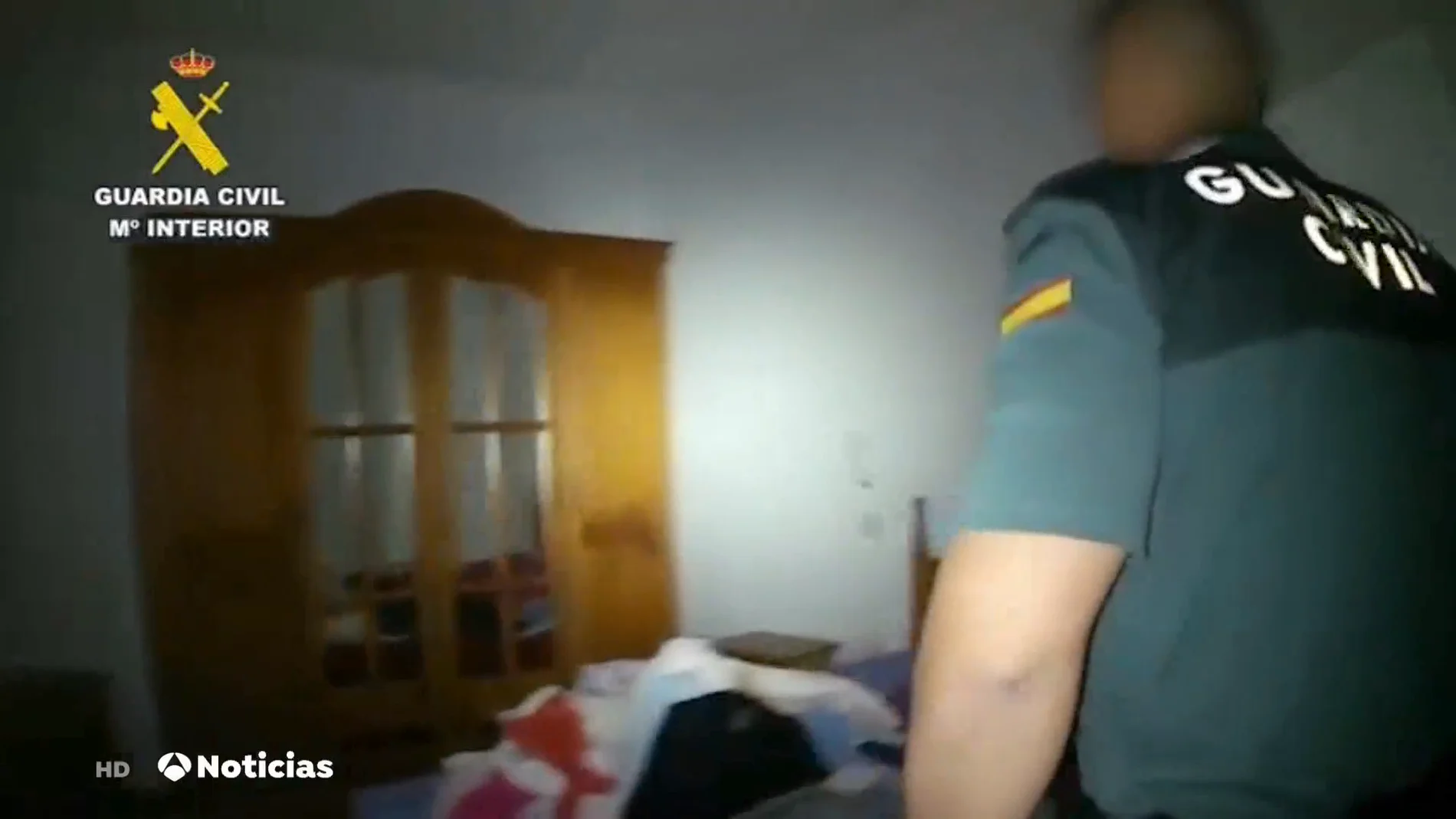 La Guardia Civil detiene a un hombre que esperaba su víctima dentro de un armario