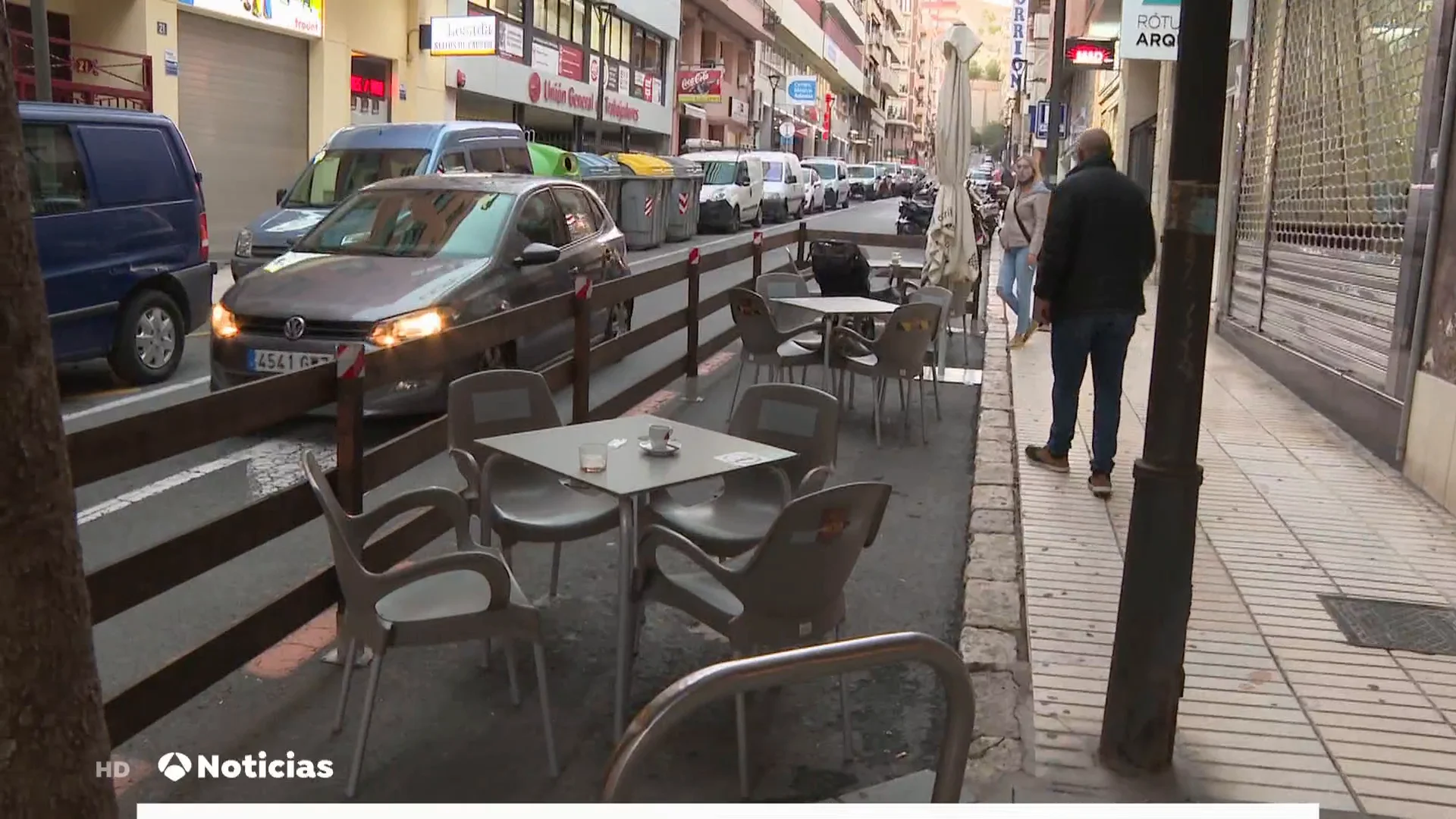 Las terrazas covid, a punto de desaparecer en Palencia